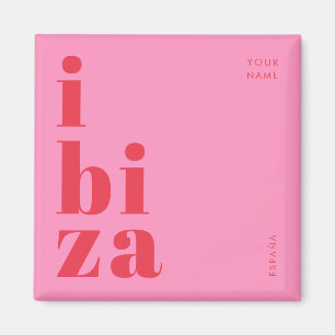 Stylish Ibiza Spain souvenir Magnet