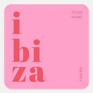 Stylish Ibiza Spain sticker