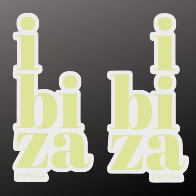 Stylish Ibiza Spain  Sticker (Creator Uploaded)