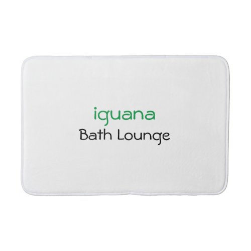 Stylish Iguana Bath Lounge Bath Mat