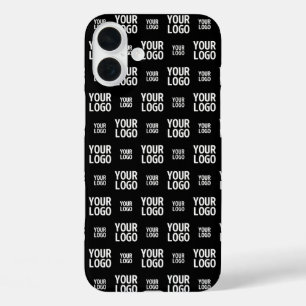 Stylish Image, Design or Business Logo Pattern iPhone 16 Plus Case