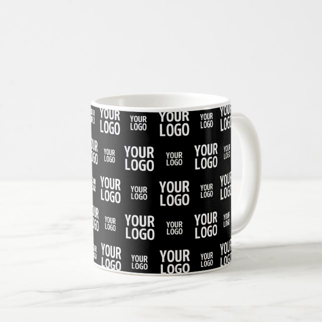 Stylish Image, Design or Business Logo Pattern  Coffee Mug (Front Right)