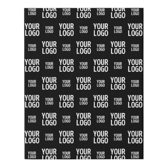 Stylish Image, Design or Business Logo Pattern  Faux Canvas Print (Front)