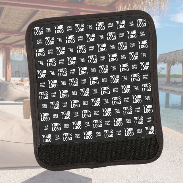 Stylish Image, Design or Business Logo Pattern  Luggage Handle Wrap (Creator Uploaded)