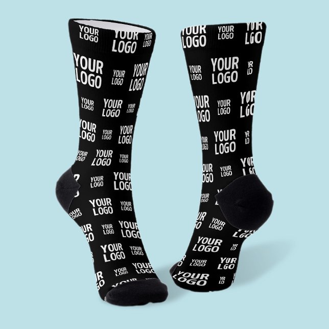 Stylish Image, Design or Business Logo Pattern  Socks (Creator Uploaded)