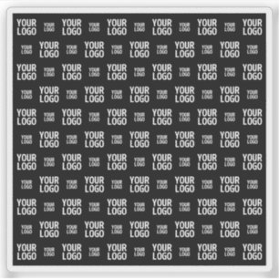Stylish Image, Design or Business Logo Pattern  Sticker