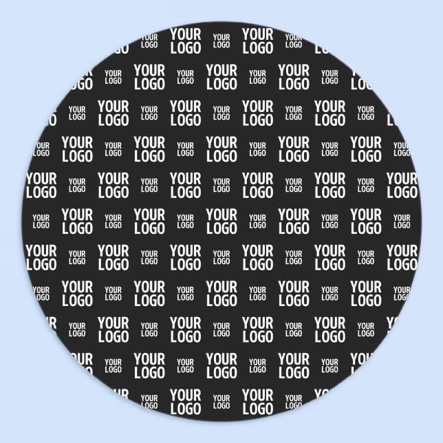Stylish Image or Business Logo Pattern Waterproof Labels (Creator Uploaded)