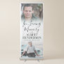 Stylish In Loving Memory Before & After Photo Retractable Banner