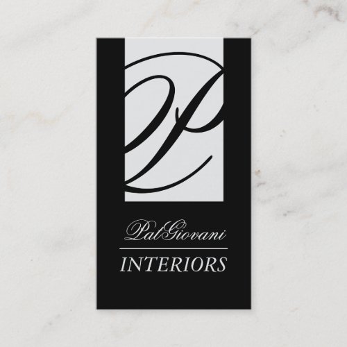 Stylish Interior Designer Business Card