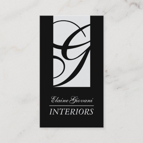 Stylish Interior Designer Business Card