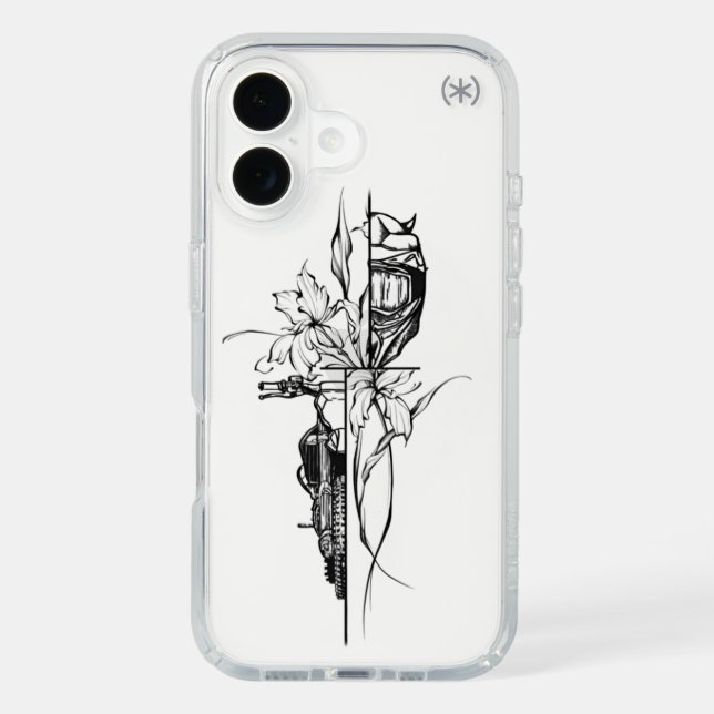 Stylish iPhone 16 Case | Modern Protective Phone  (Front)