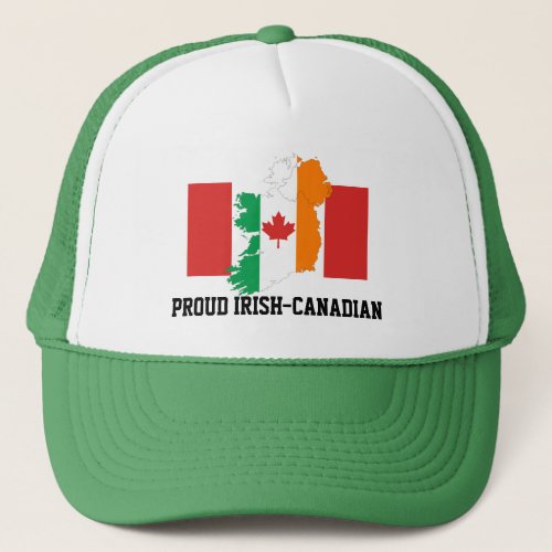 Stylish Irish Canadian Trucker Hat
