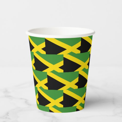 Stylish Jamaica Flag Paper Cups