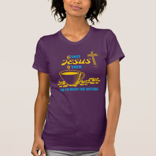 Stylish Jesus Coffee Lover T-Shirt