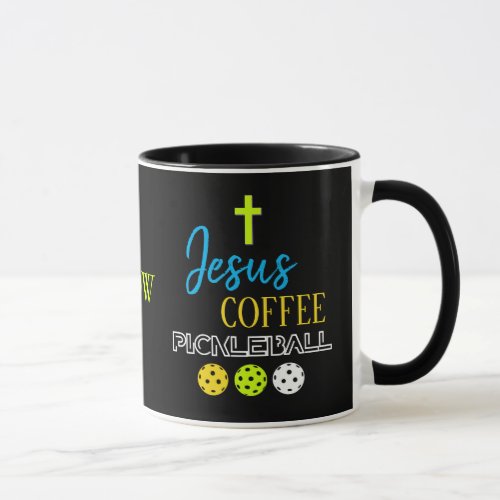 Stylish JESUS Coffee Pickleball Mug