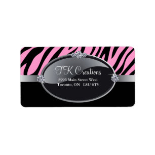 Stylish Jewellery Designer Address Labels