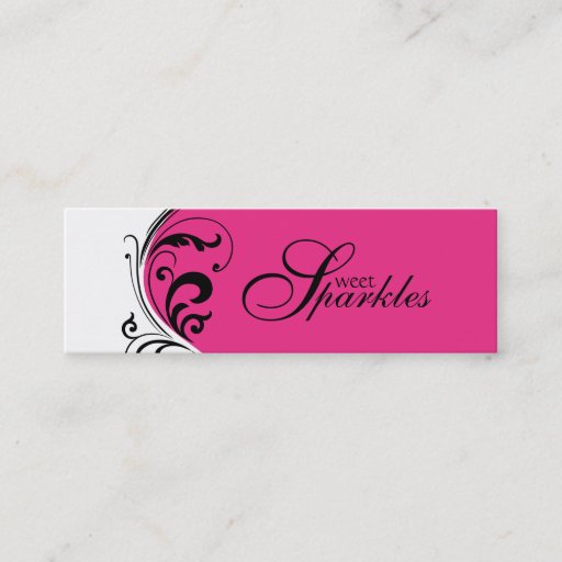 Customizable Stylish Jewelry Tags Business Cards