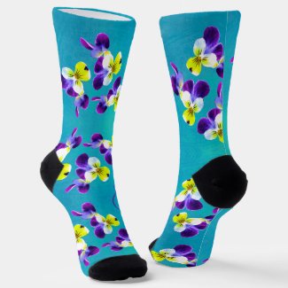 Stylish Johnny Jump-up Laughing Violas