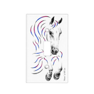 Stylish Jumping Jumper Horse Light Switch Cover