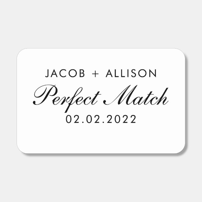 Stylish Keepsakes for Your Special Day Matchboxes (Front)