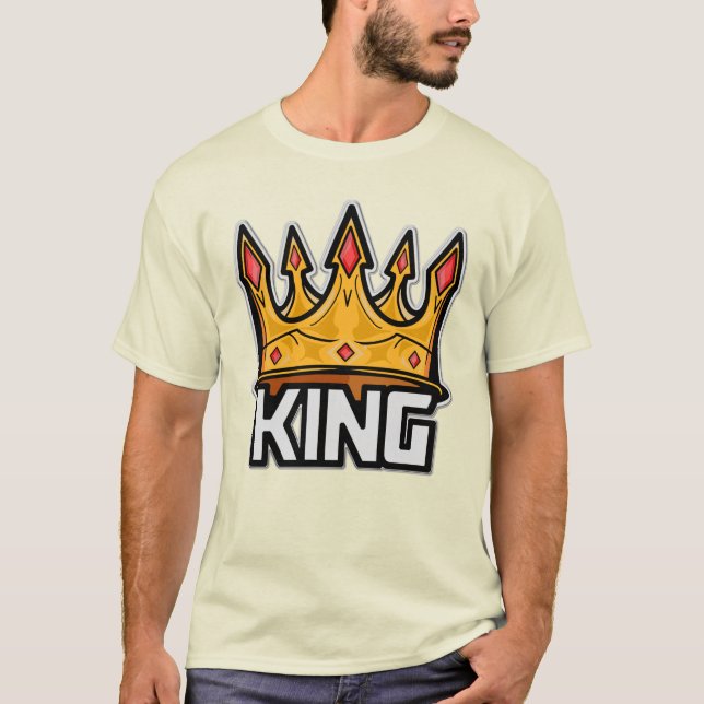 Stylish King Crown T-Shirt  (Front)