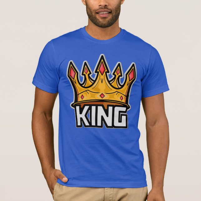 Stylish King Crown T-Shirt (Front)