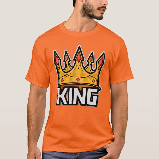 Stylish King Crown T-Shirt  (Front)