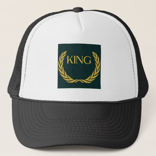 Stylish KING Photo Personalized Trucker Hats Caps