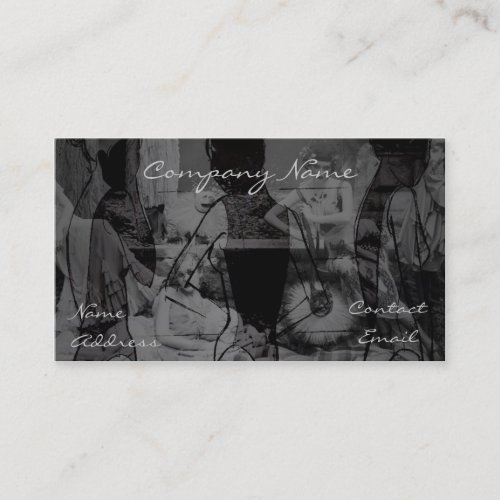 Stylish Ladies of Fashion In grey Business Card