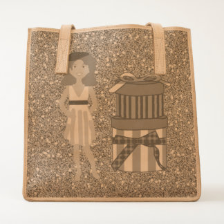 Stylish Lady & Boutique Hat Boxes Tote