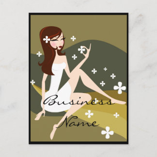 Stylish Lady - Customizable Postcards