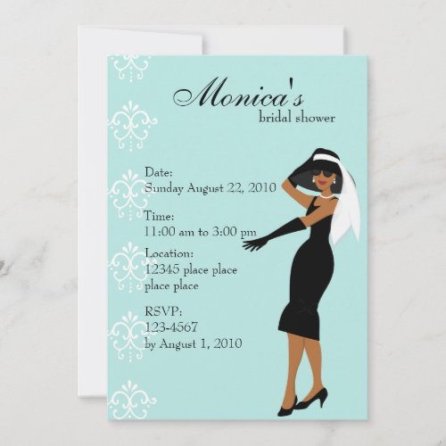 Stylish Lady Invitation