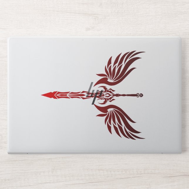 Stylish Laptop Sticker HP Laptop Skin (Front)