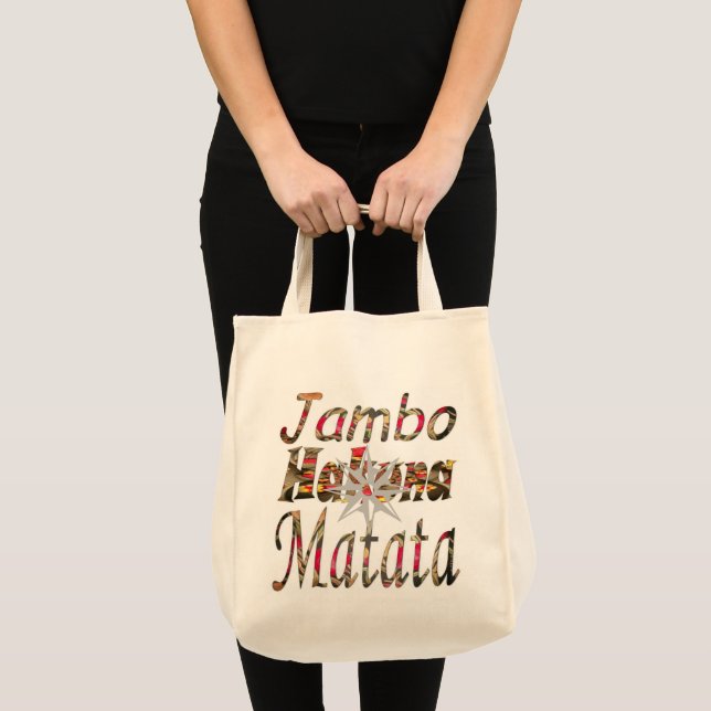Stylish Latest Natural Hakuna Matata Tote Bag (Front (Product))