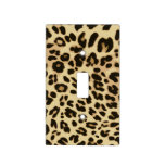 Stylish Leopard Animal Print Light Switch Cover