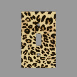 Stylish Leopard Animal Print Light Switch Cover