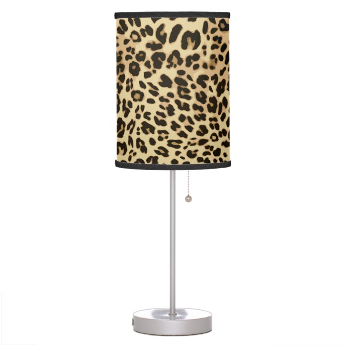animal print table lamp