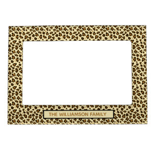 Stylish Leopard Print Magnetic Frame