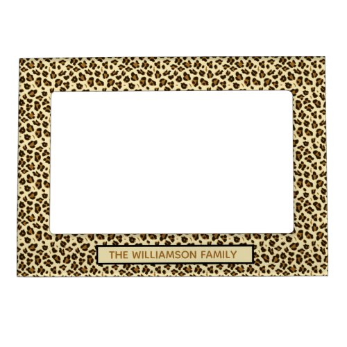 Stylish Leopard Print Magnetic Frame