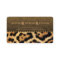 Stylish Leopard Print Monogram