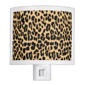 Stylish Leopard Print Pattern Night Light (Front)