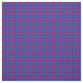 Stylish Light Blue, Dark Blue, Plum Check Fabric