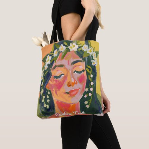 Stylish Lily of the Valley May Birth Month Flower  Tote Bag