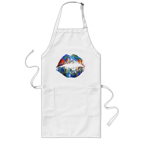 Stylish Lips 10 Long Apron