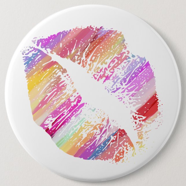Stylish Lips #10 Pinback Button (Front)
