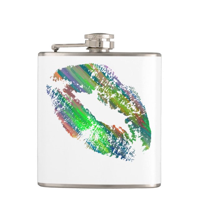 Stylish Lips #11 Flask (Front)