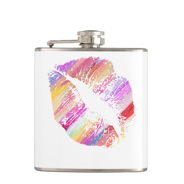Stylish Lips #16 Flask (Front)