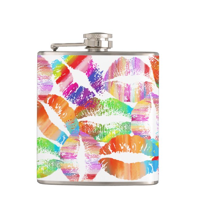 Stylish Lips #23 Flask (Front)