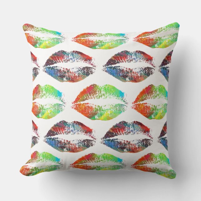 Stylish Lips #32 Throw Pillow (Front)