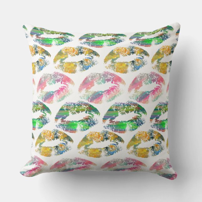 Stylish Lips #51 Throw Pillow (Front)
